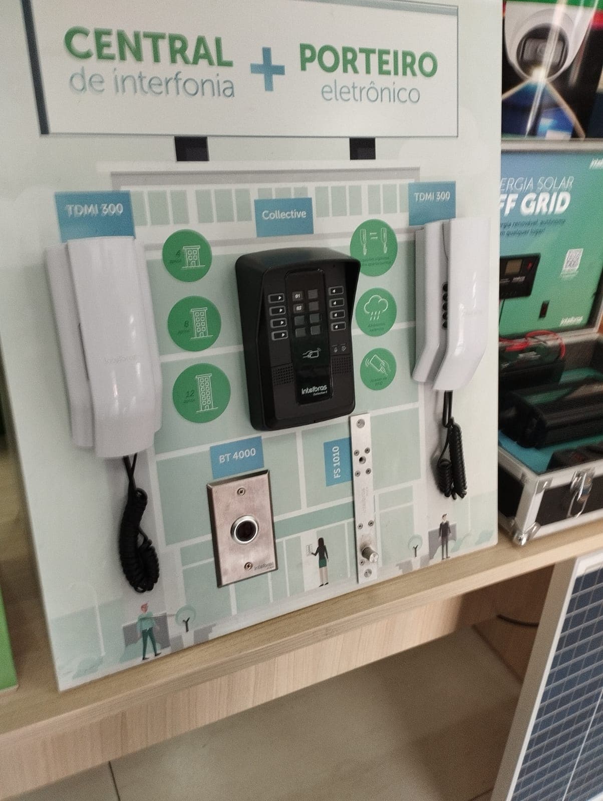 Tranca eletrica ou video porteiro